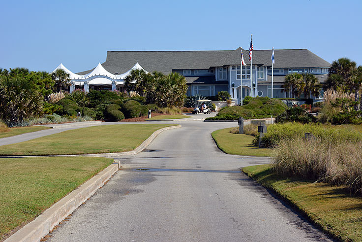 A golf country club on Bald Head Island NC