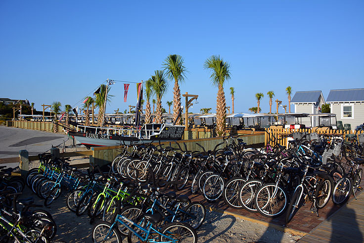 Bike rentals are popular on Bald Head Island, NC