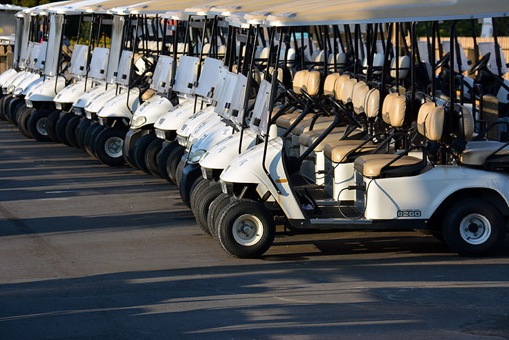 Golf cart rentals are very popular on Bald Head Island, NC