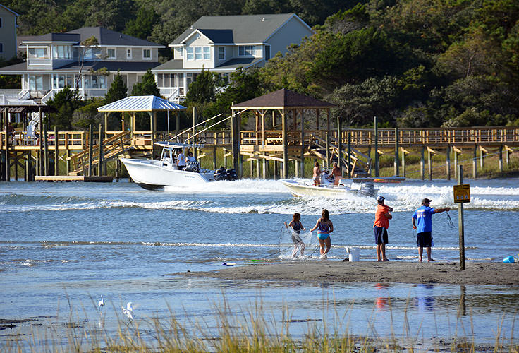 Fishing and boating are popular in Ocean Isle Beach