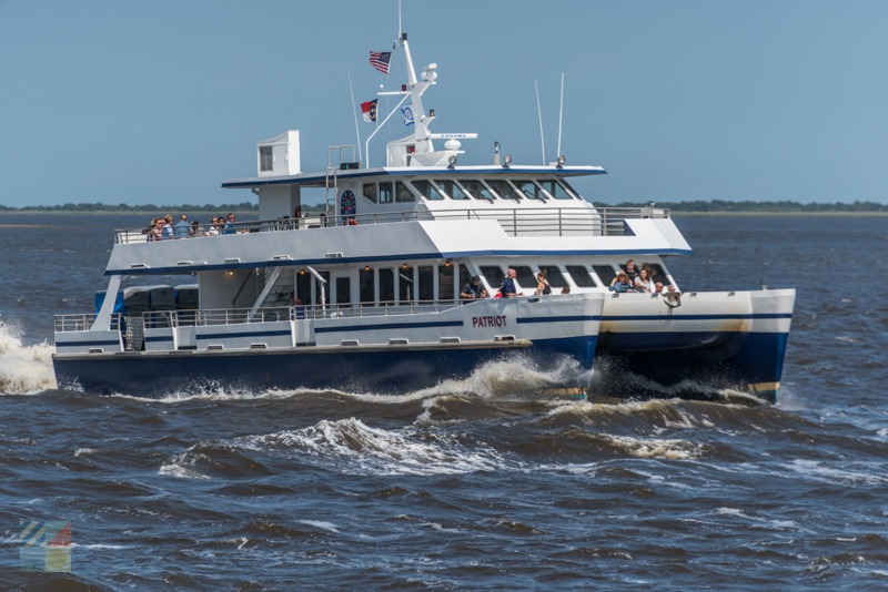 The Bald Head Island Ferry runs often