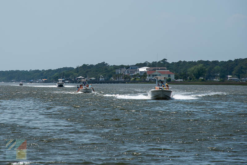 Boats on the Intracoastal Waterway - Cape Fear Area