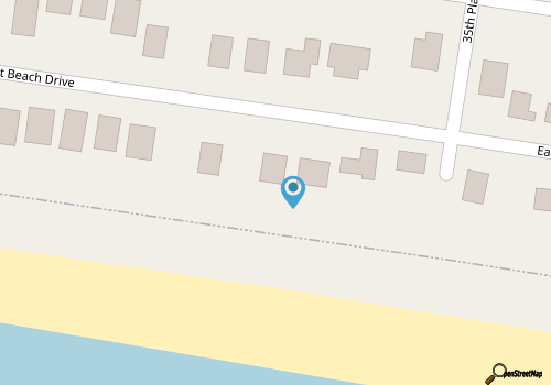 Beautiful 3 Bedroom 2 Bath Duplex (top level), Oceanfront, Sleeps 12 map location