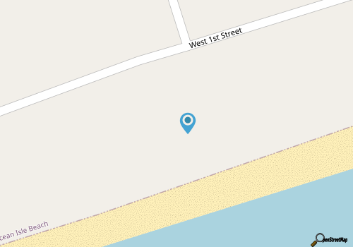 Ocean-view condo in beachfront complex with balcony & outdoor pool map location