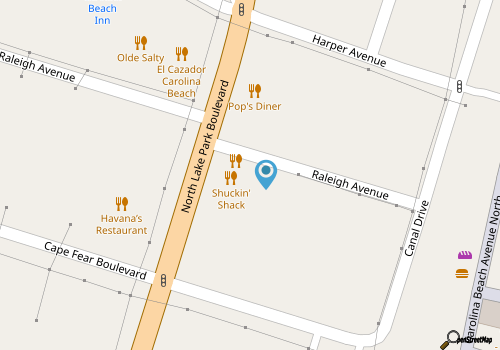 The Dive Food & Spirits map location