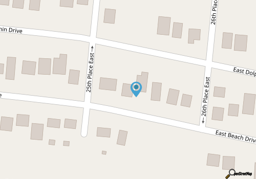 Dog-friendly home near the beach with amazing pool, central AC, & W/D map location