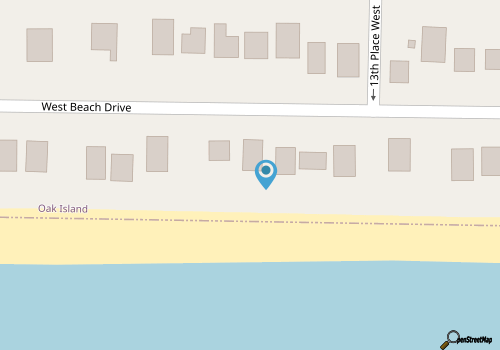 Lady Di's: Oceanfront, Dog-friendly, West End Home map location