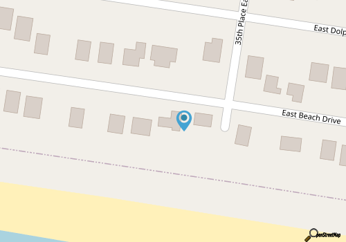 Oceanfront OKI Home, Ocean Views & Dune Walkover! map location