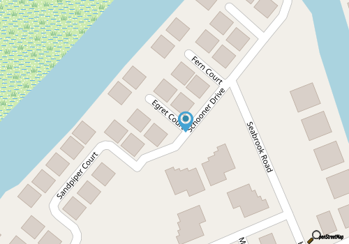 Gorgeous 5-bedroom house across the street from the beach access!! map location