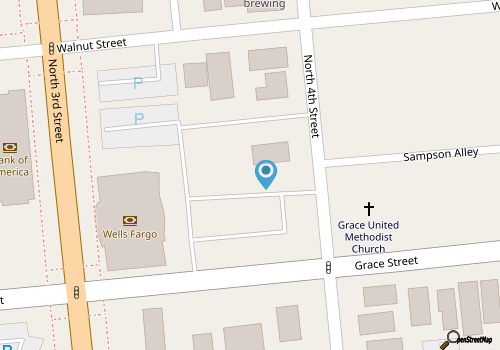 Gorgeous Apt in Heart of Downtown: The Hall House map location