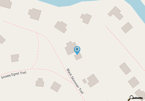 Enjoy the ultimate beach getaway at this unique home on Black Skimmer Trail map location