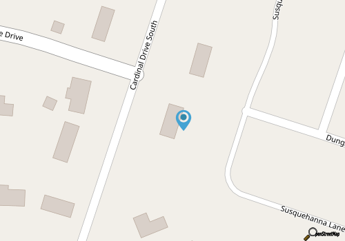 Wilmington, NC family-friendly 3 bed house near Wrightsville Beach, NC and UNCW map location