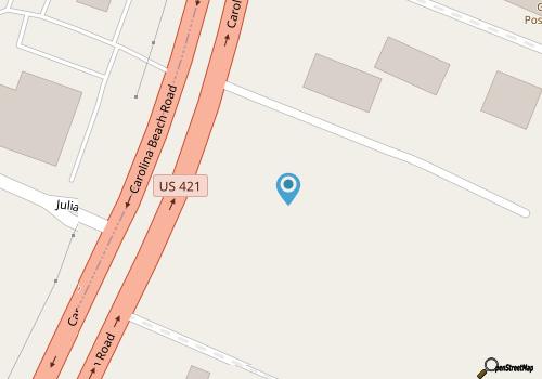 Carolina Beach Bum Shack map location