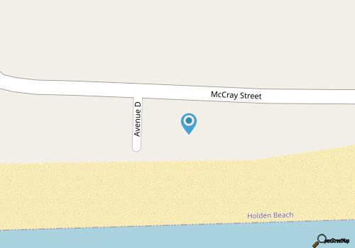 Oceanfront house with fireplace, central AC, W/D & outdoor shower - dog-friendly map location