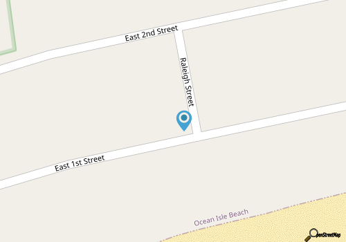 Down Yonda 3 BR Oceanfront Beach Cottage map location