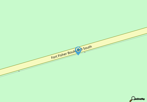 North Carolina Underwater Archaeology Center map location