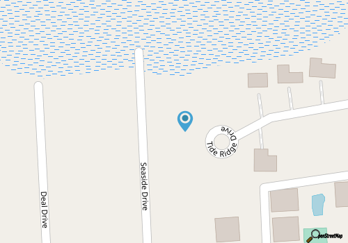 Lovely Family House Close to Waterway & Beach w/Free WiFi, Central AC, W/D, Deck map location