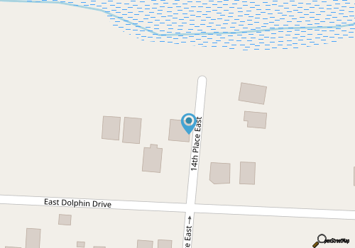 4-bedroom house across from Ocean and Ocean Crest pierwith water view map location