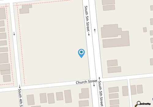 The Simmons House on 5th Ave map location