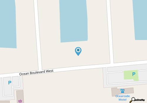 Oceanfront home across the street from the beach with WiFi, AC, W/D, and deck map location