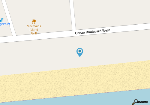 Outstanding Beachfront Family Duplex w/Free WiFi, Patio, Deck, Central AC, W/D map location