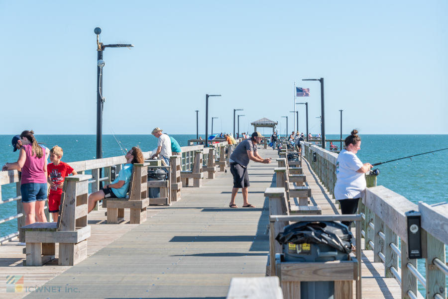 Yaupon Beach Pier on Oak Island NC