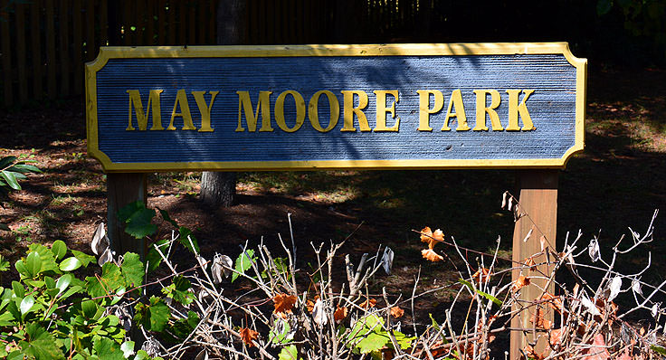 May Moore Park sign