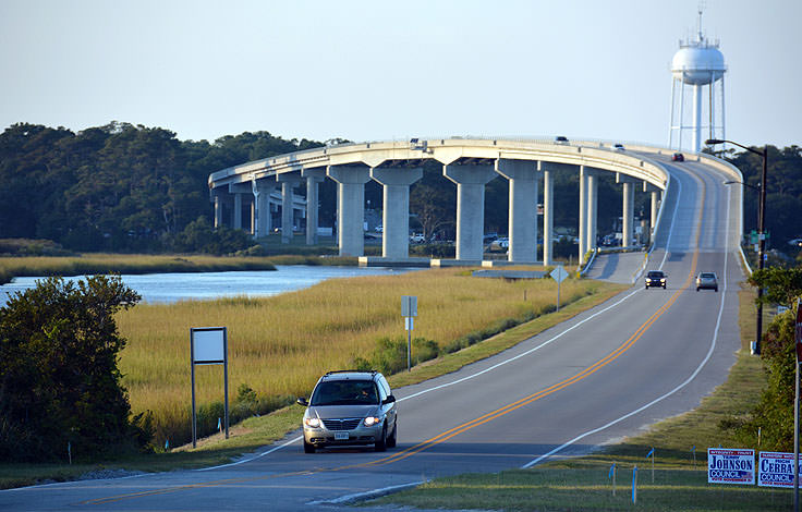 The bridge to Sunset Beach NC