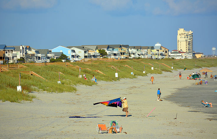 The view from Sunset Beach Pier