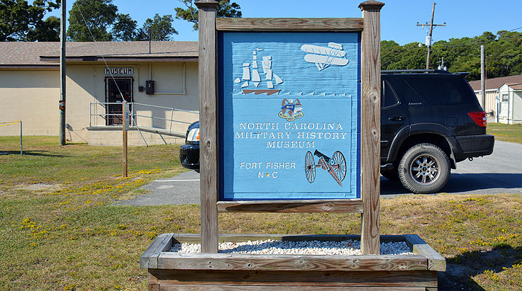 Sign at the North Carolina Military History Museum