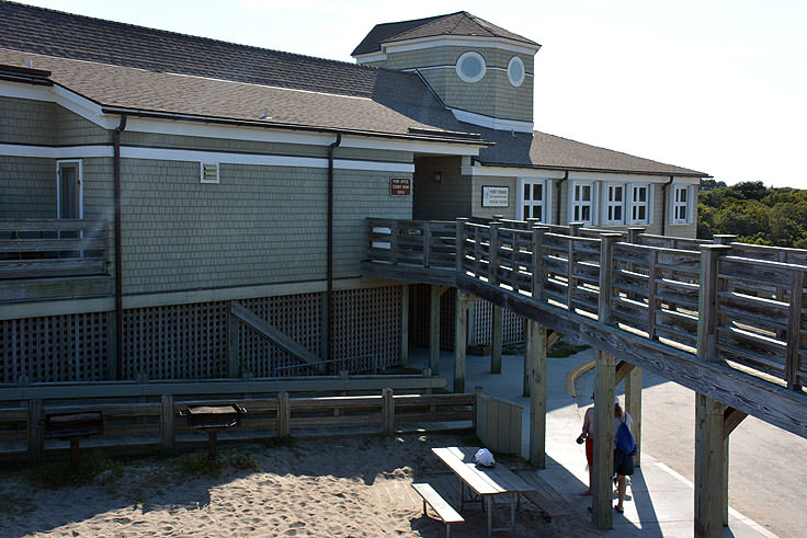 Visitor center at Fort Fisher State Recreation Area