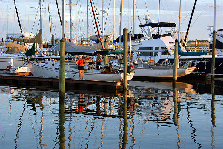 Boats at Southport Marina