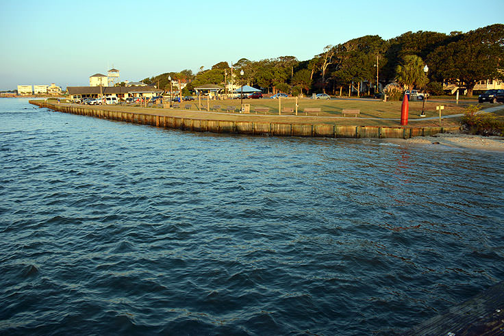 The Historic Riverwalk in Southport, NC