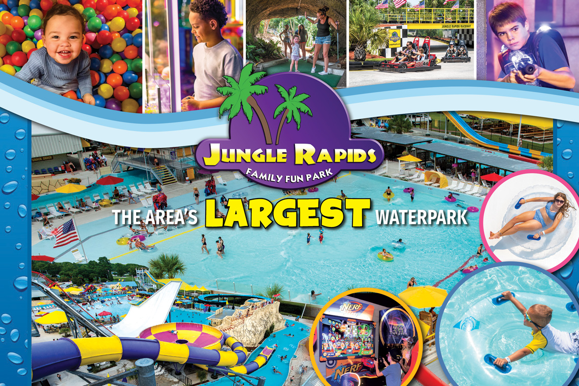 $2. OFF T-Shirt JUNGLE RAPIDS FAMILY FUN PARK