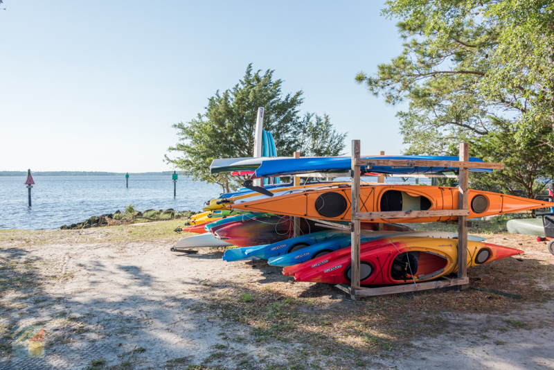 Kayak rental at Carolina Beach State Park