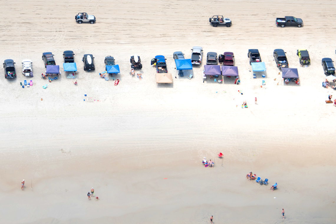 Driving on the Beach - Cape Fear and Brunswick Islands - Capefear-NC.com