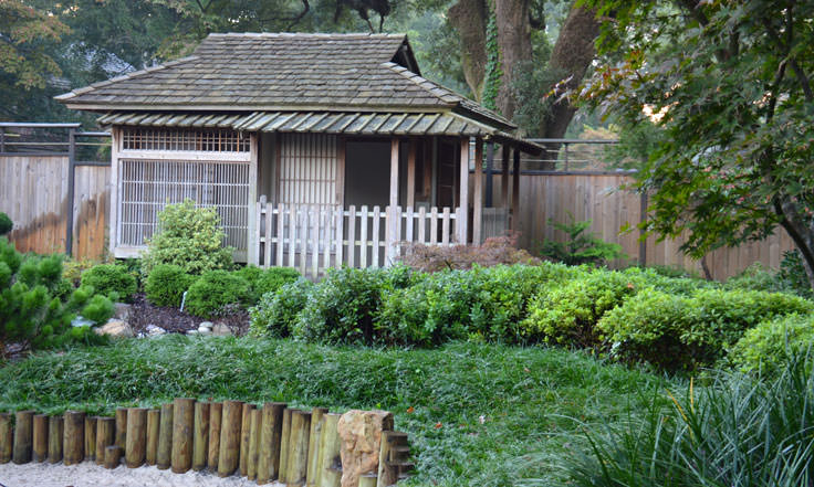 The Japanese Garden at New Hanover County Arboretum in Wilmington, NC