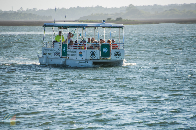 A sunset boat cruise in Wrightsville Beach