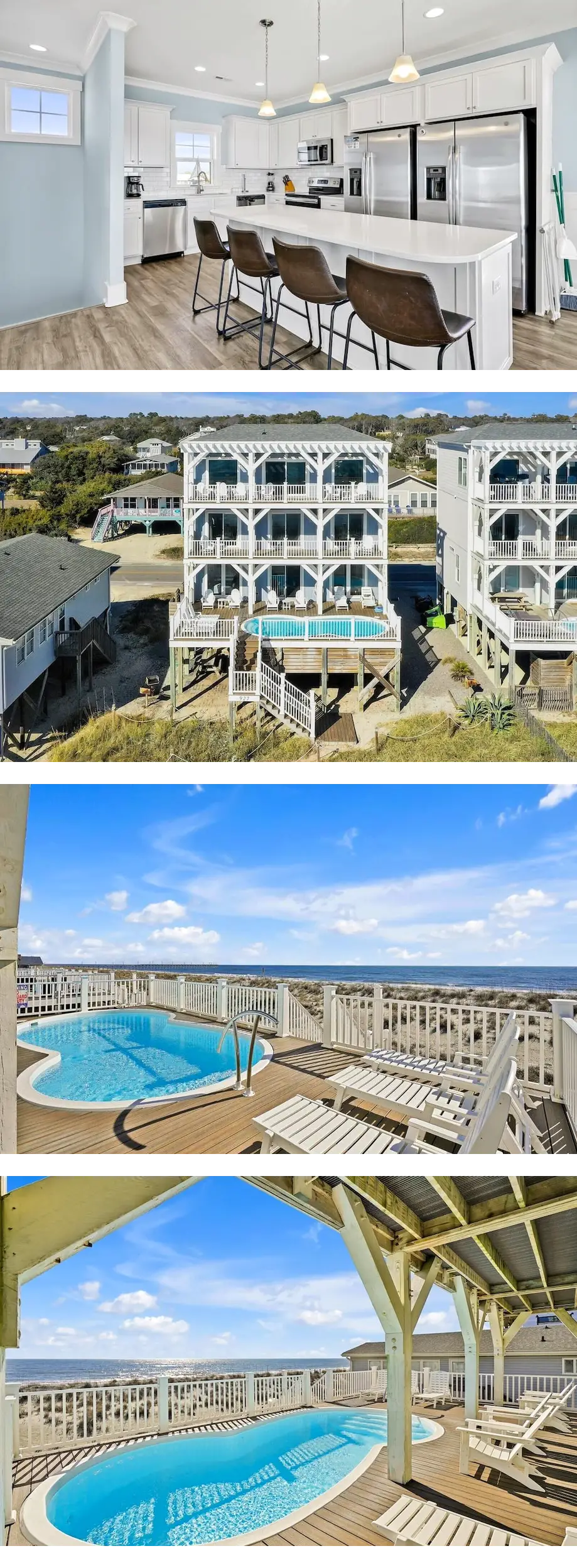 7BR/5.5BA Oceanfront, Elevated pool over...
