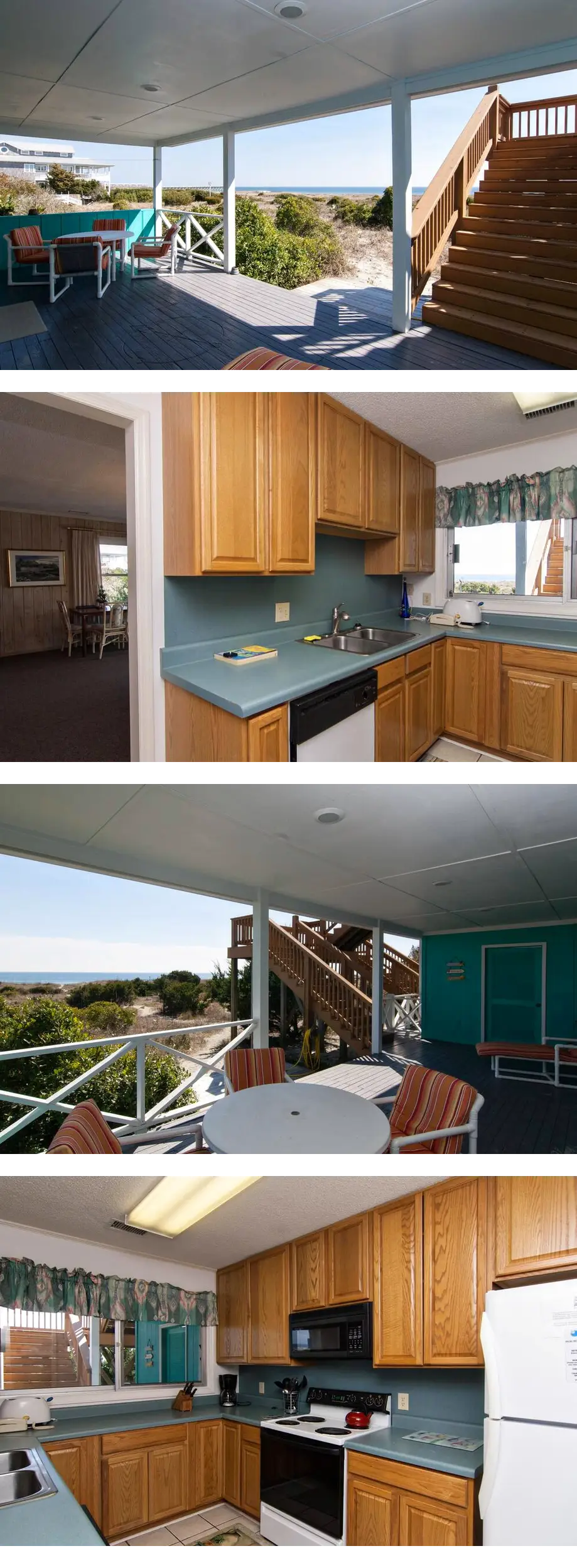 Relaxing oceanfront duplex with rooftop ...