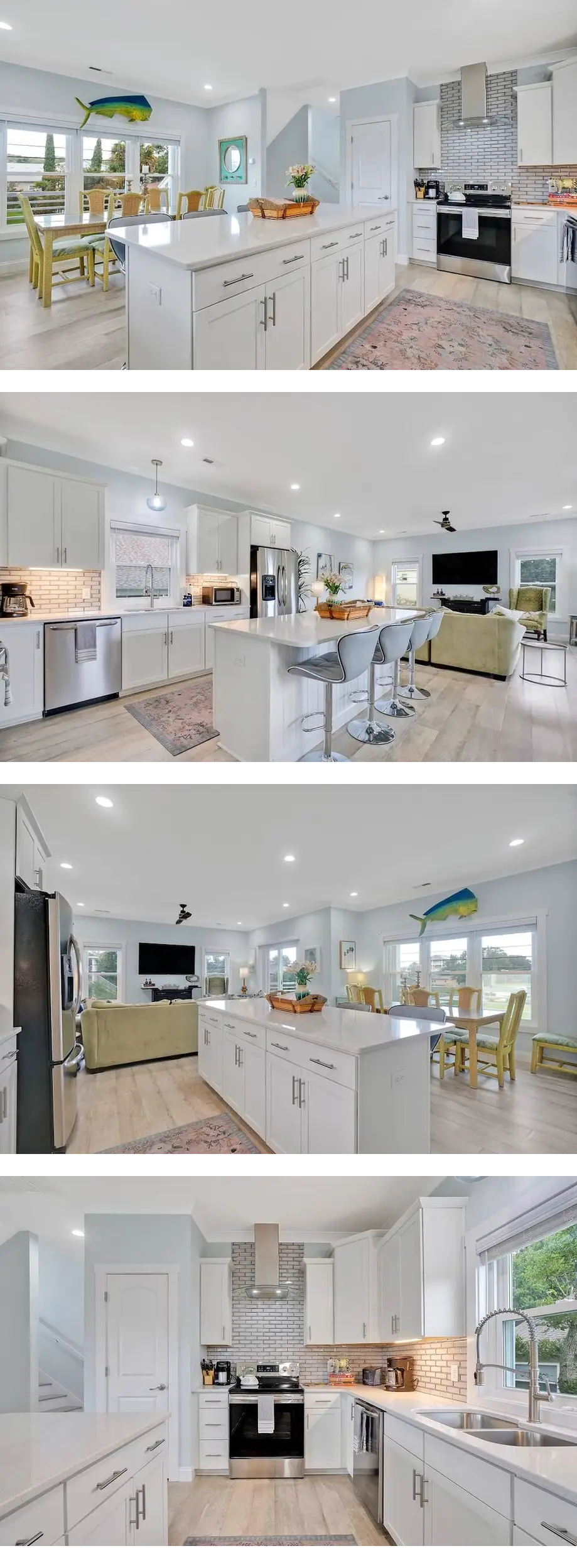 Walk to beach sleeps 8