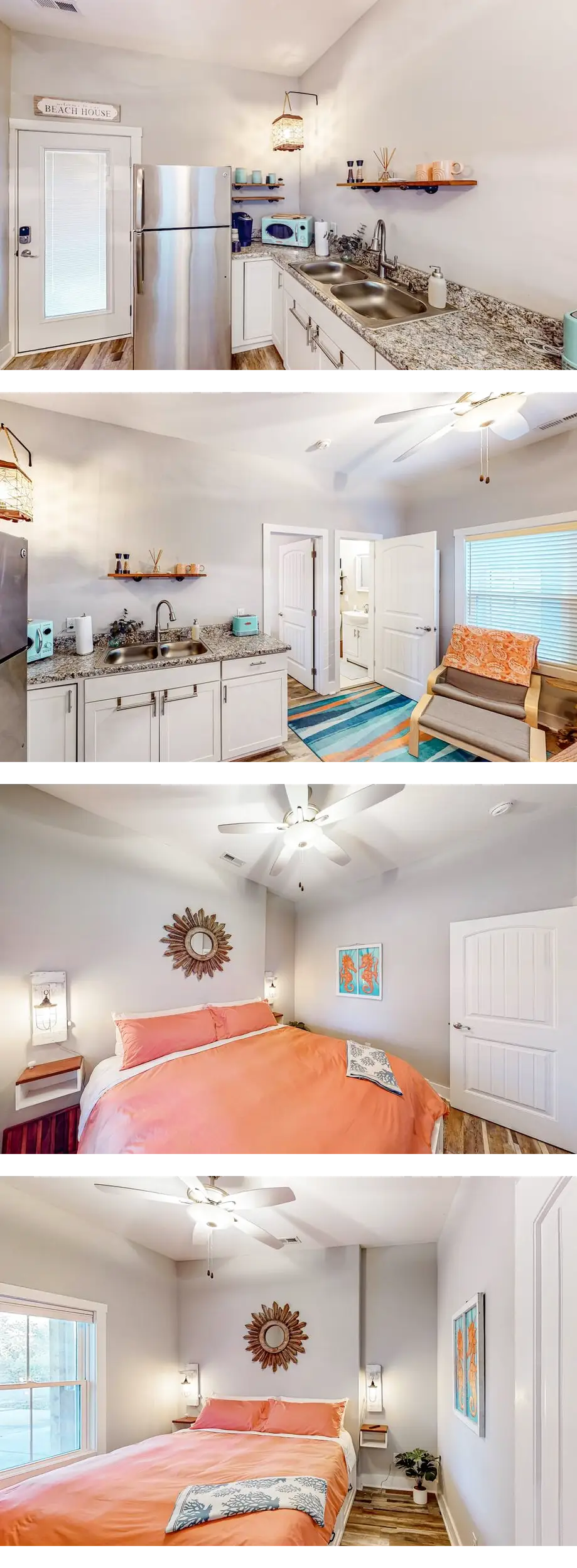 1st-floor apt near the beach with kitche...