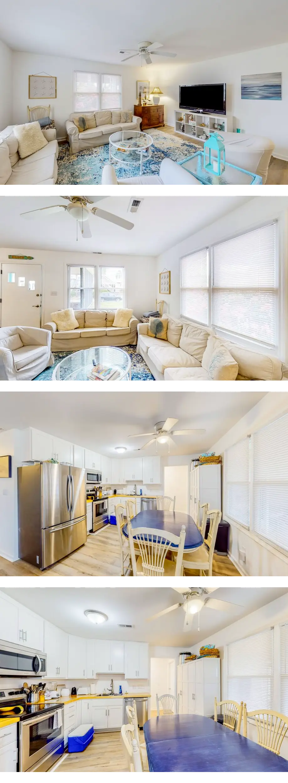 Inviting dog-friendly home with patio, f...