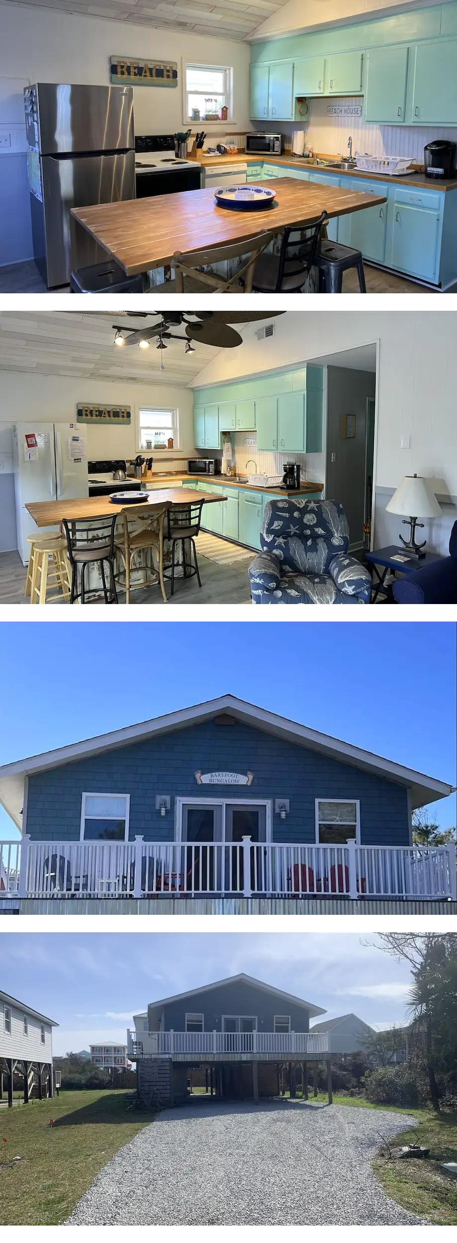 Warm and cozy Beach Cottage. 3 houses fr...