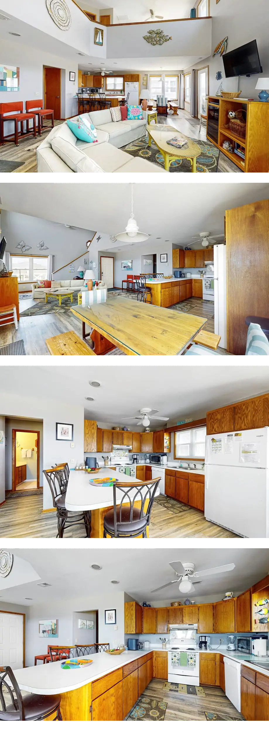 Oceanfront home with direct beach access...