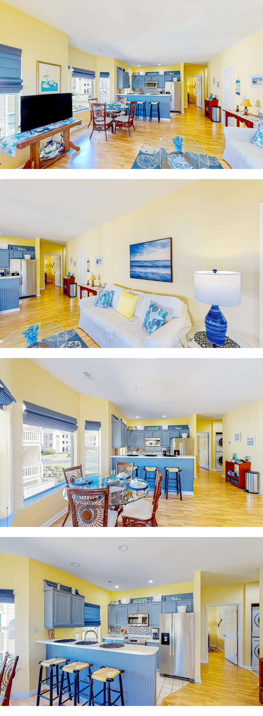 Clean condo with golf course & water vie...