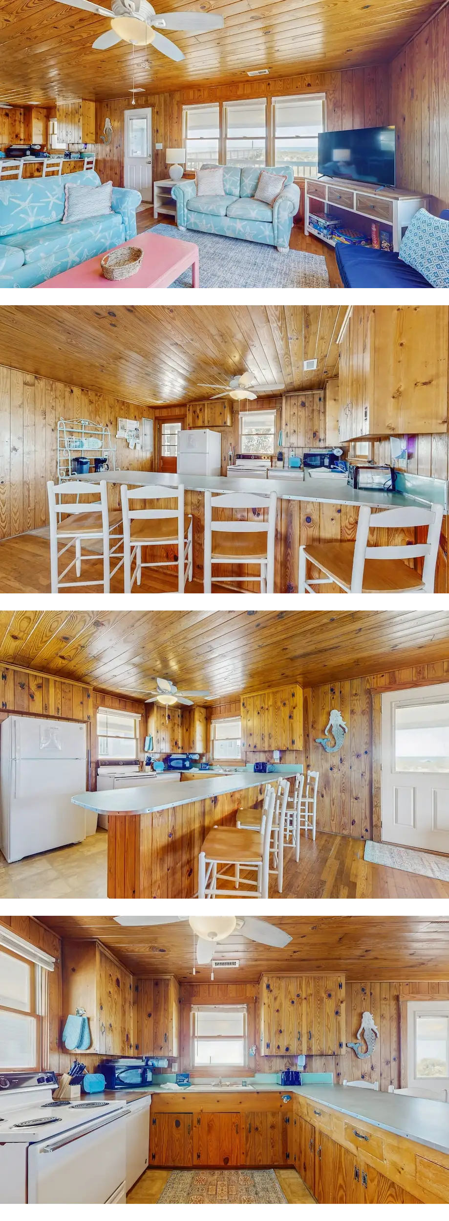 Bright, Beachfront Family Home w/Central...