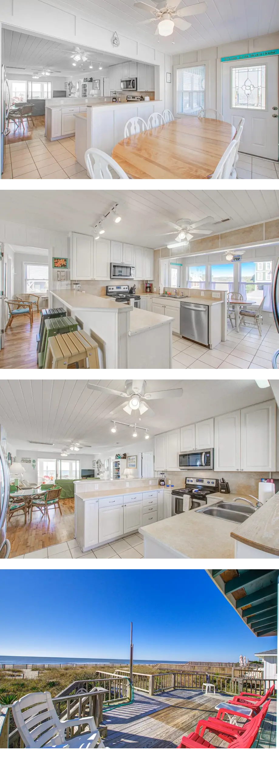 Oceanfront home with beach access - larg...