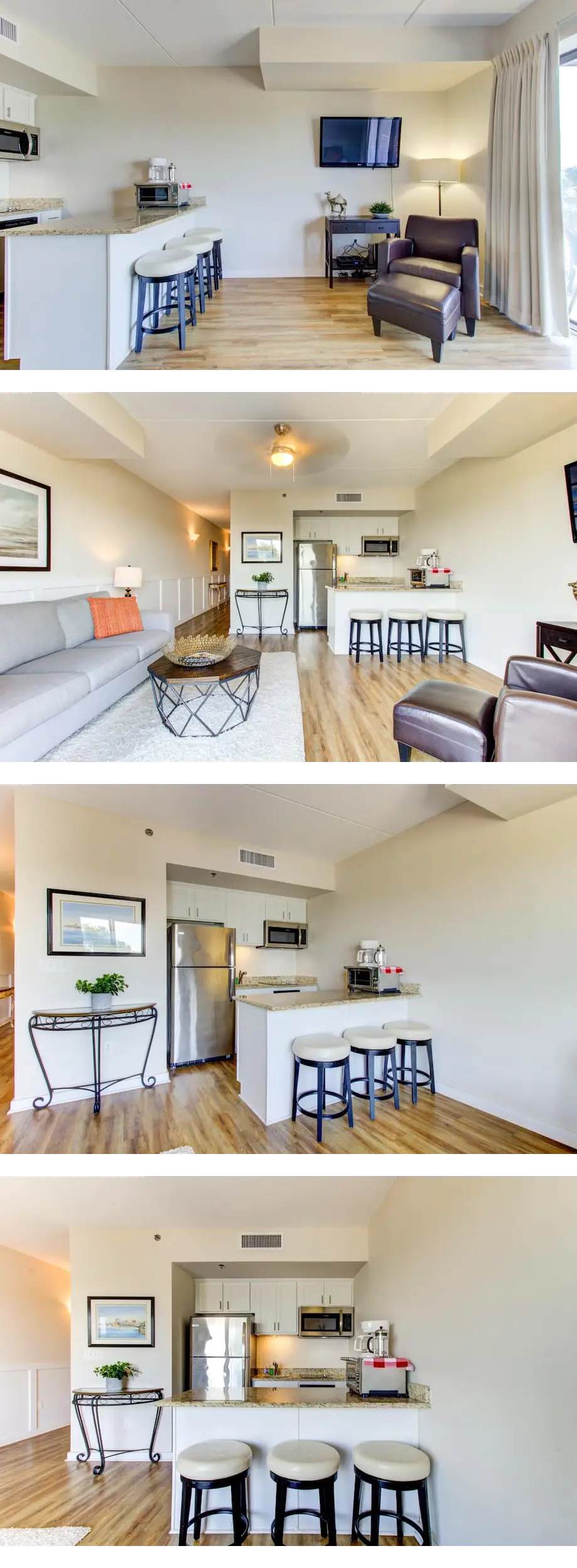 Downtown condo w/balcony view of Cape Fe...