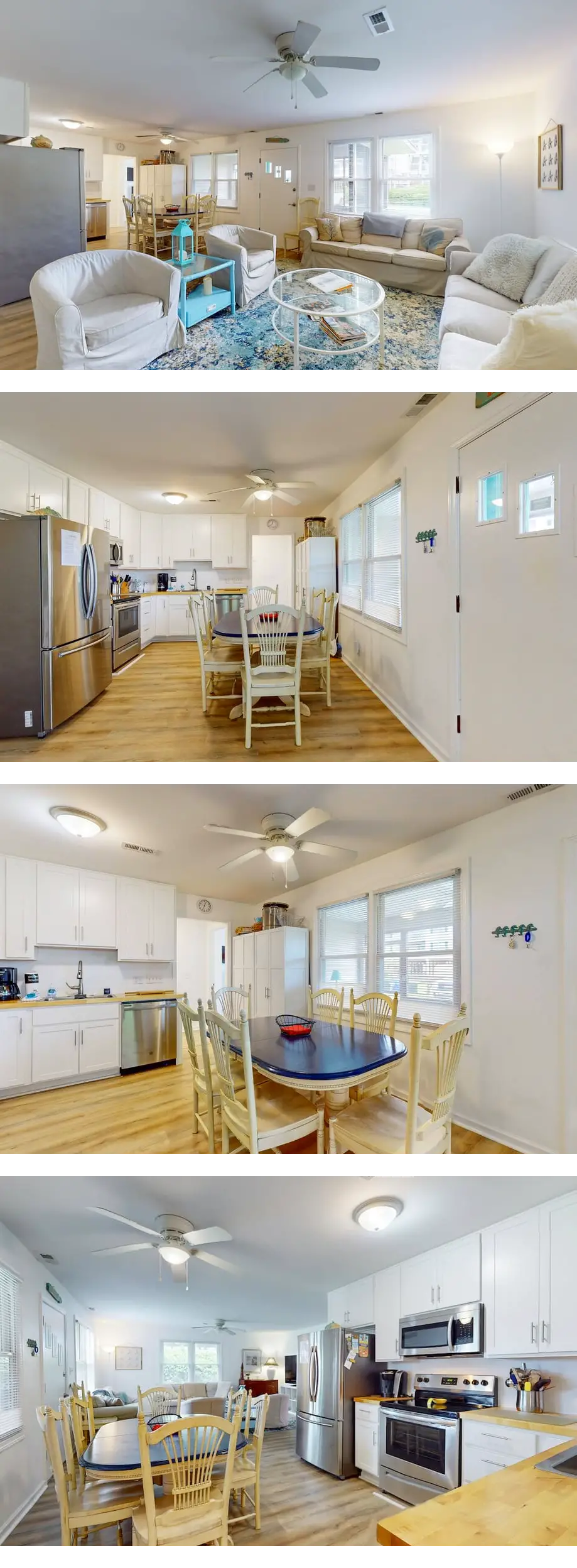 Inviting dog-friendly home with patio, f...